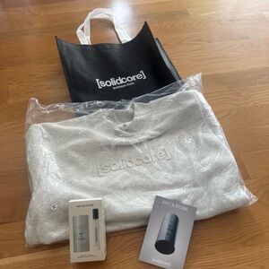 [solidcore] Light Gray Solidays Sweatshirt